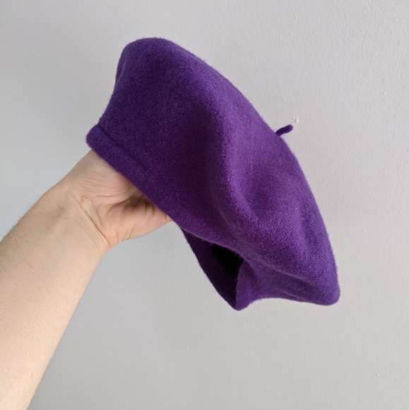 betmar Accessories - Vintage Purple Wool Beret
